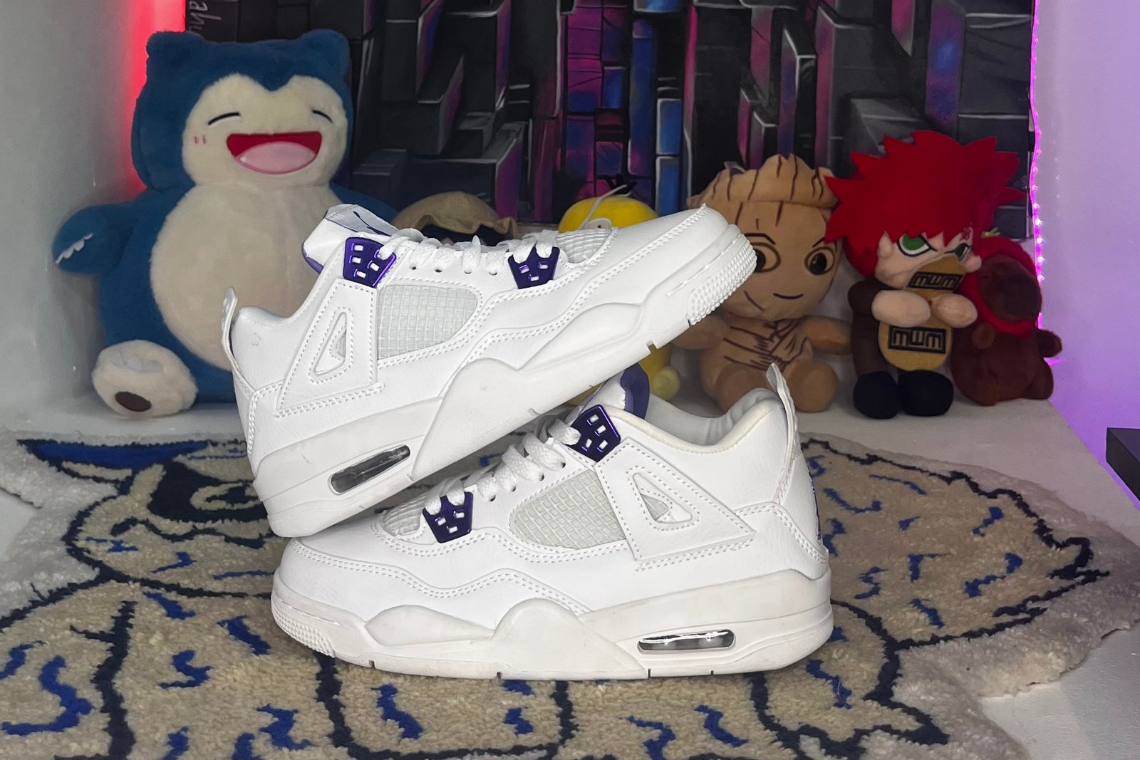 JORDAN RETRO 4 METALLIC PURPLE - Imagen 2