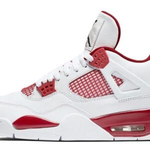JORDAN RETRO 4 " WHITE-RED "