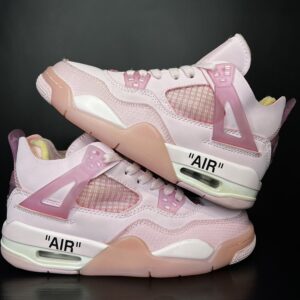 JORDAN RETRO 4 OFF WHITE PINK