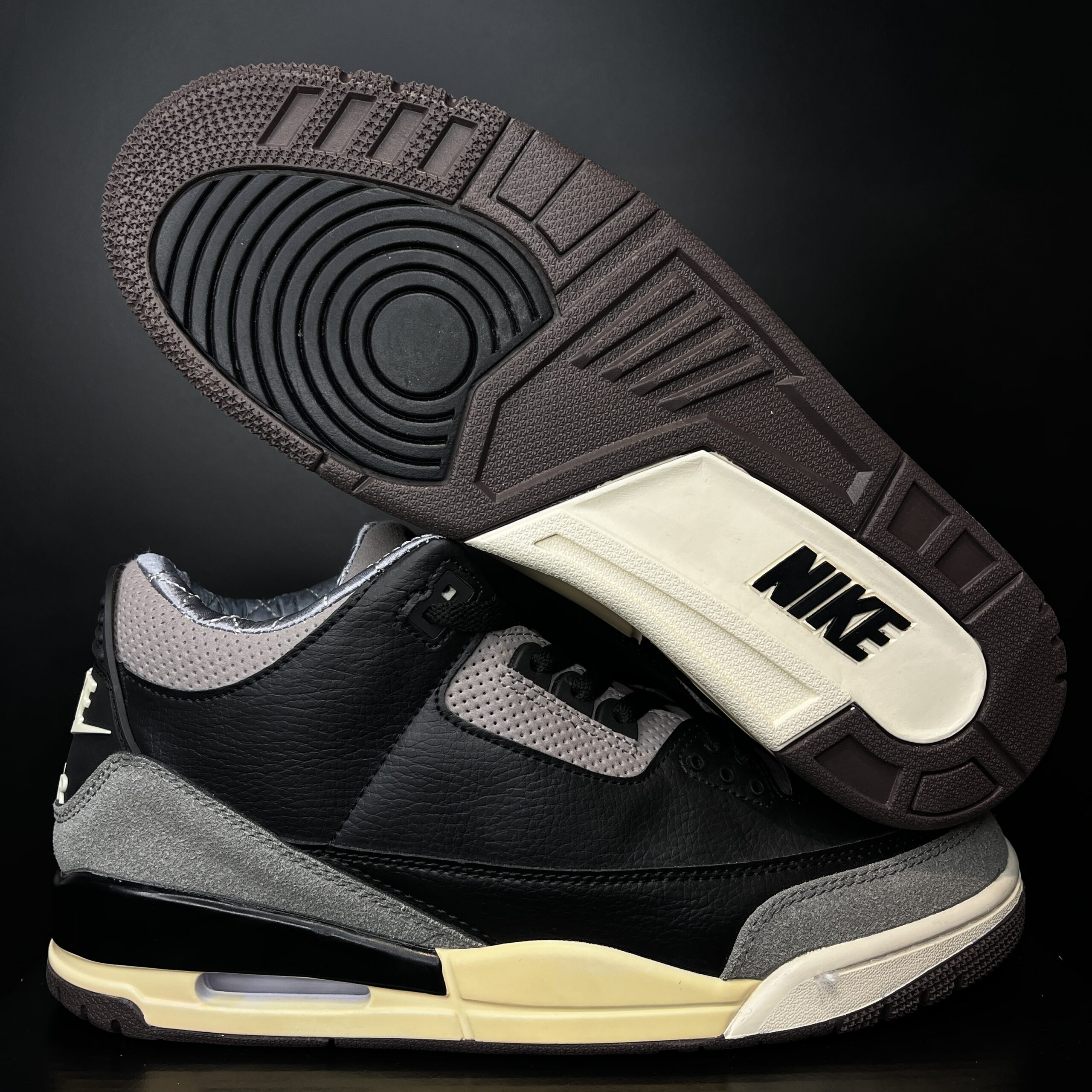 JORDAN RETRO 3 DE JORDAN X A MA MANIERE BLACK - Imagen 3