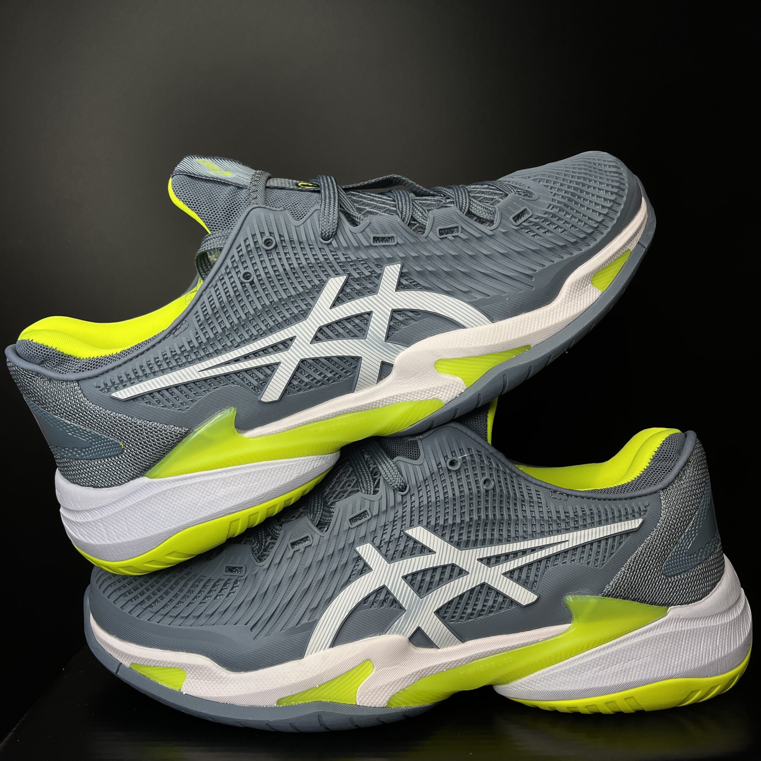 ASICS COURT Ff 3 CLAY - GRIS/VERDE