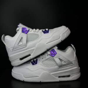 JORDAN RETRO 4 WHITE METALLIC PURPLE