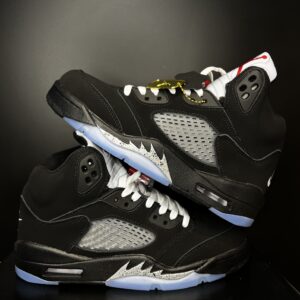 JORDAN RETRO 5 BLACK METALLIC