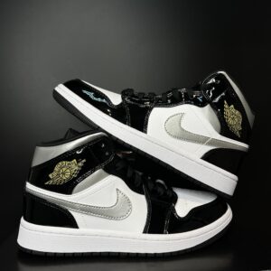 JORDAN RETRO 1 HIGH PATENT SILVER